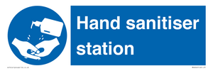 Hand sanitiser station